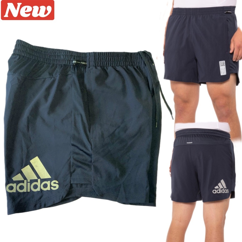 🛑CLEARANCE‼️ 🎵♻️🆕 adidas Saturday P.Blue running shorts Navy blue
